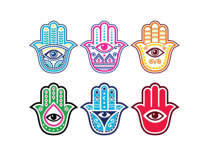 Image by Redkoala via ShutterStock - hamsa hand hand of fatima - amulet symbol of protection from devil eye