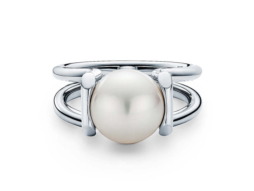 June Birthstones - tiffany pearl ring