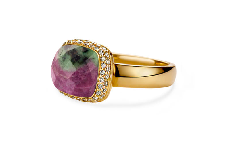 What Is Zoisite: Gassan ruby zoisite ring
