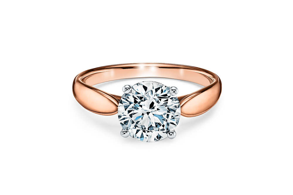 april birthstone - Tiffany soliratire diamond engagement ring