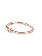 Metallic Knot Bangle - Rose Gold 1