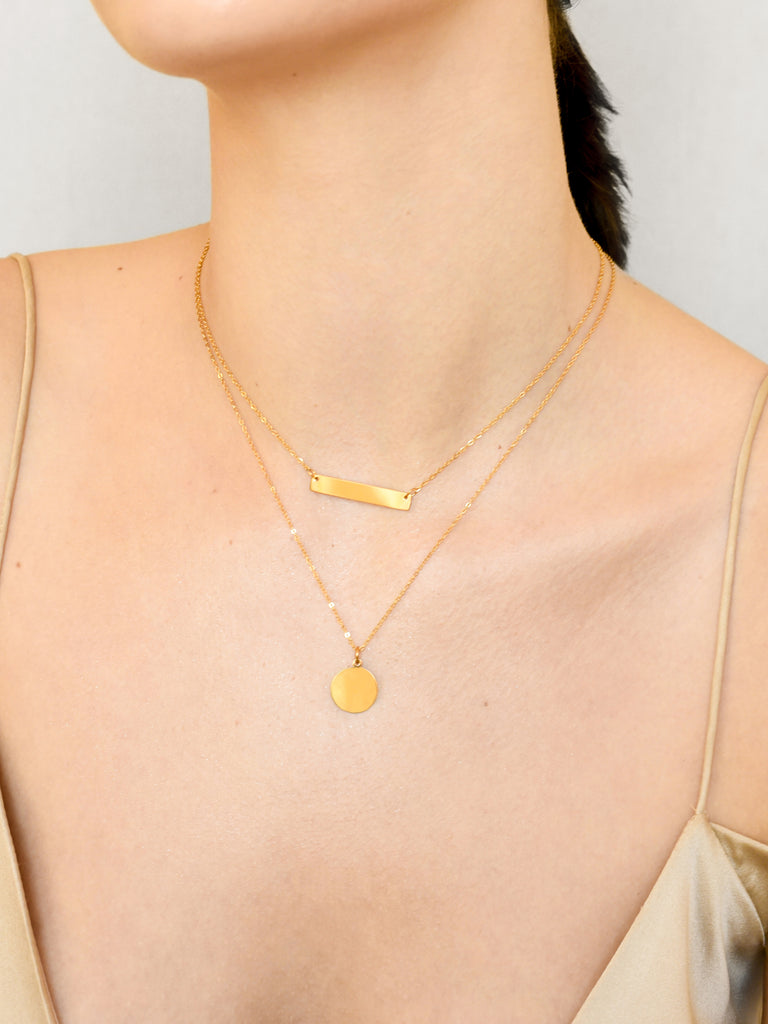 Cleo Coin Necklace - Gold