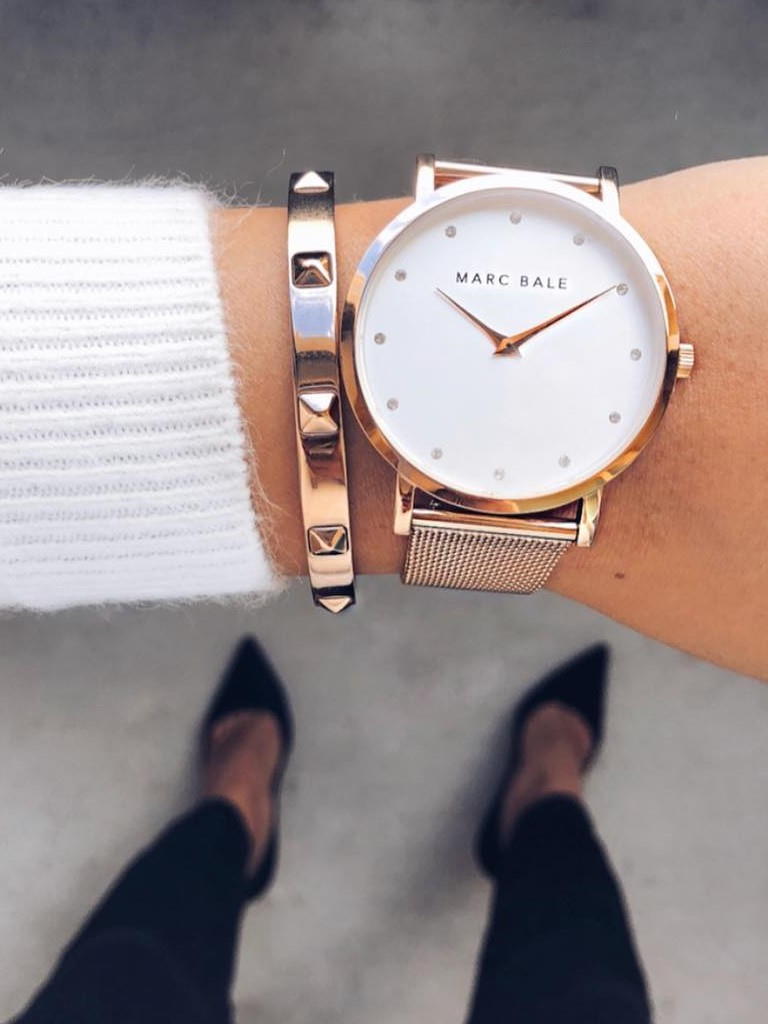Rose Gold Crystal - Rose Gold Mesh - Classic - Combo
